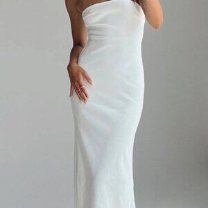 Princess Polly Carter Maxi Dress White